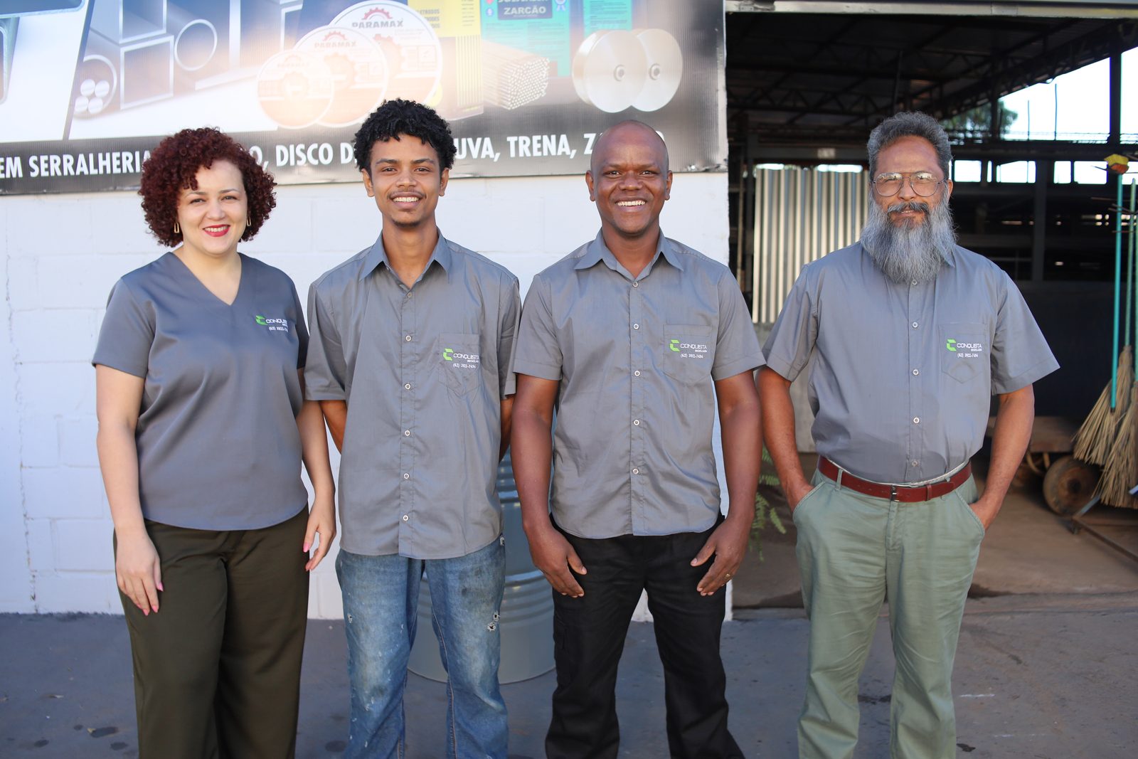 Nossa equipe da Conquista Reciclagem